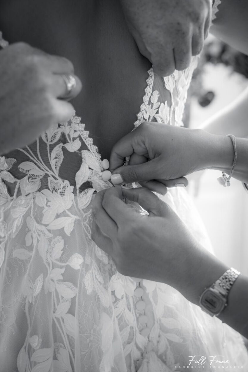 Photographe de mariage à Limoges -robe de mariée